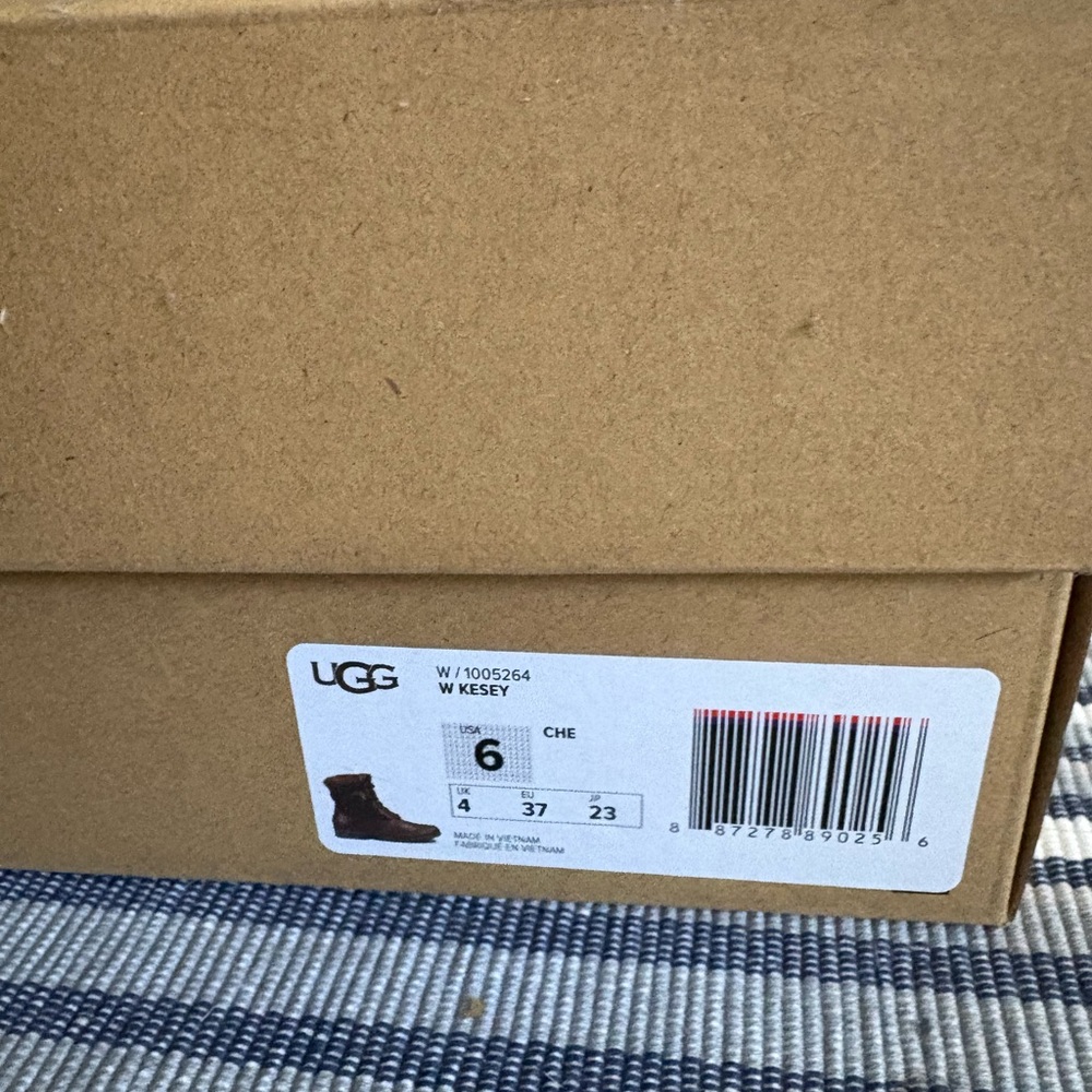 UGG Dark Brown Combat Boots - Picture 5 of 5
